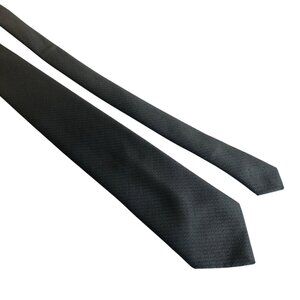 Austin Manor Silk Polyester Tie Gray Mens Necktie Office Work Formal Dad Gift